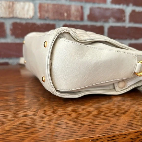 Bally Crossbody Quilted Bag Vintage White - Picture 9 of 16